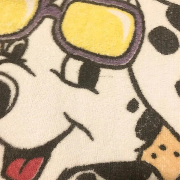 Vintage  Disney 101 Dalmatians Beach Towel Franco Cotton 58 x 28 - Picture 10 of 16